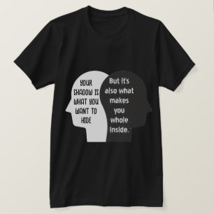 Licht en Schaduw Zelf t-shirt ontwerp