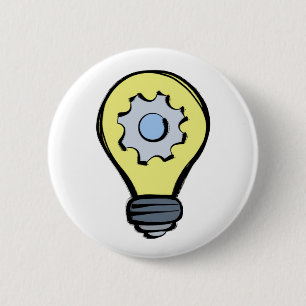 Licht en vistuig ronde button 5,7 cm