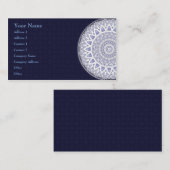 Licht Flake Mandala ・ Visitekaartje (Voorkant / Achterkant)