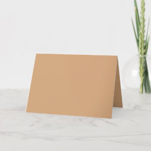 Licht Frans Beige Solid Color Bedankkaart