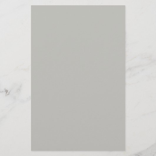 Licht Frans Grijs Effen Kleur Briefpapier (Achterkant)