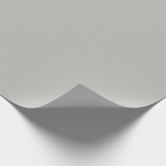 Licht Frans Grijs Effen Kleur Cadeaupapier (Hoek)