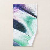 Licht gekleurd van metaal, groen tot blauw bad handdoek (Handdoek)