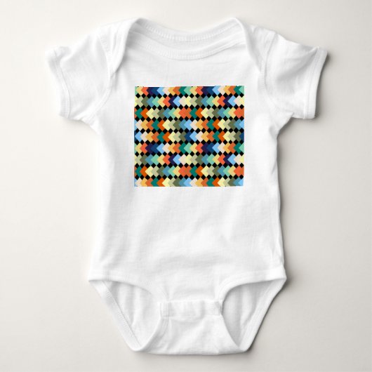 Licht gekleurde diamanten romper (Voorkant)