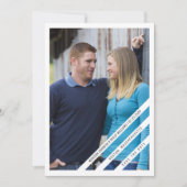 Licht gepantserde Foto sparen de Datum | wit Save The Date (Voorkant)