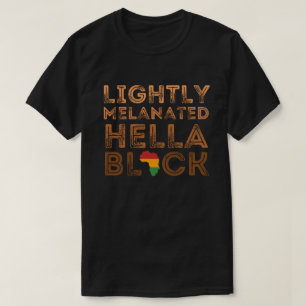 Licht gesmolten Hella Black History African T-shirt