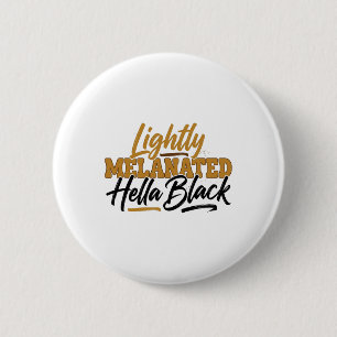 Licht getinte hella zwarte retro-maand van de gesc ronde button 5,7 cm