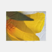 Licht gevulde papaver fleece deken (Voorkant (Horizontaal))