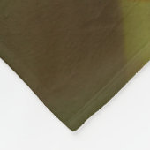 Licht gevulde papaver fleece deken (Hoek)