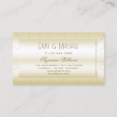 Licht Golden met diamanten Luxury en Professional Visitekaartje (Achterkant)