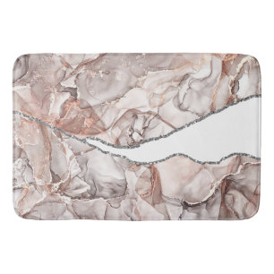 LICHT GOUD MARMER AGAAT ZILVER GLITTER GLAM BADMAT