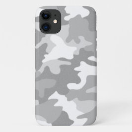 Licht grijs Camouflage iPhone 11 Hoesje