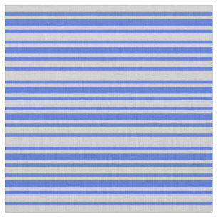 Licht grijs en koninklijk blauw patroon stof