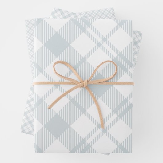 Licht grijs en wit geplakt papier inpakpapier vel (In situ)