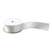 Licht grijs en wit vijf strepen patroon lint (Spoel)
