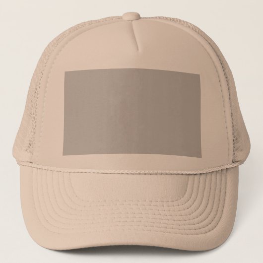 Licht grijs, grijs nikkel trucker pet (Voorkant)