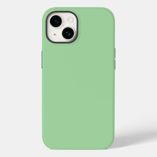 Licht groen, effen pastelkleur, Sierkussen Case-Mate iPhone Case (Achterkant)