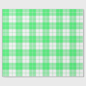 Licht groen en wit patroon |Groot | Cadeaupapier (Vlak)