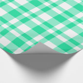 Licht groen geplakt cadeaupapier (Hoek)