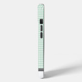 Licht Groen Gingham Custom Samsung Case-Mate iPhone Case (Achterkant / Links)