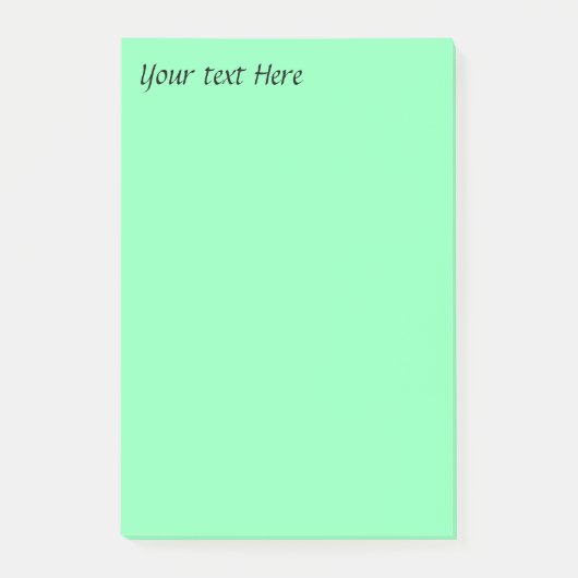 Licht groen om lijst te doen post-it® notes (Voorkant)