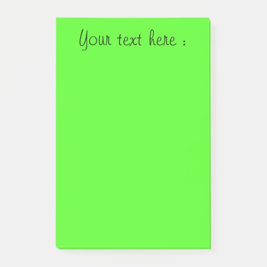 Licht groen om lijst te doen post-it® notes (Voorkant)