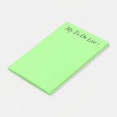Licht groen om lijst te doen post-it® notes (Schuin)