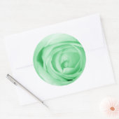 Licht groen ronde sticker (Envelop)