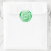 Licht groen ronde sticker (Tas)