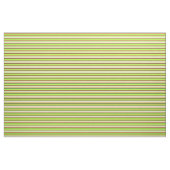 Licht groen, tinnen, rood en donkergrijs patroon stof (Yard (91,4 cm))