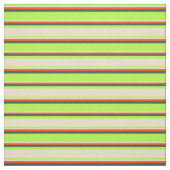 Licht groen, tinnen, rood en donkergrijs patroon stof (Swatch)