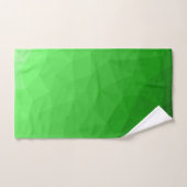 Licht groen verloop geometrisch gaas helder patroo bad handdoek (Handdoek)