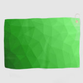 Licht groen verloop geometrisch gaas helder patroo golfhanddoek (Horizontaal)