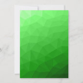 Licht groen verloop geometrisch gaas helder patroo kaart (Achterkant)