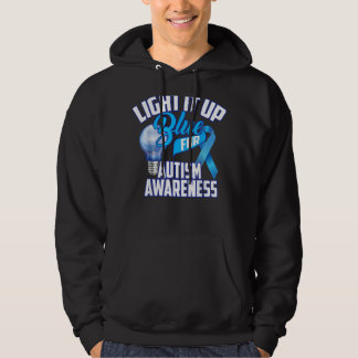Licht het blauw op voor autisme bewustzijn geeft b hoodie