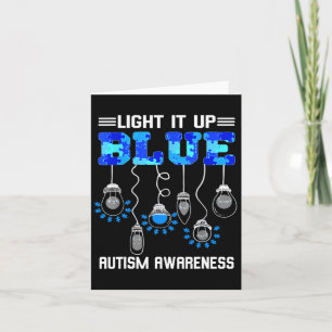 Licht het blauwe bewustzijn van autisme op kaart