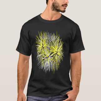 Licht het kleurrijke Fireworks-feest in de Nachthe T-shirt