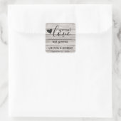 Licht Hout Bruiloft Hand Sanitizer labels (Tas)