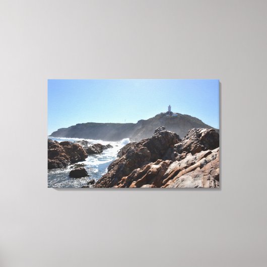Licht huis - Mossel Bay Canvas Afdruk (Voorkant)