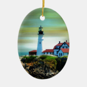 Licht huis Portland koplicht Keramisch Ornament