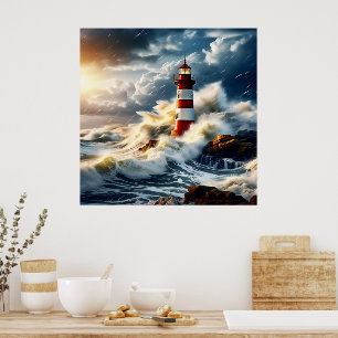 Licht huis Poster