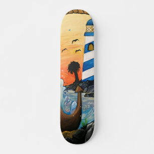 Licht huis Uitzicht Skateboard