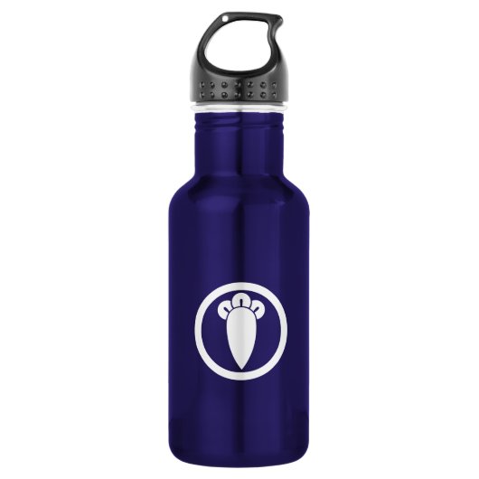 Licht in cirkel waterfles  (Voorkant)