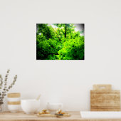 Licht in de boom poster (Keuken)