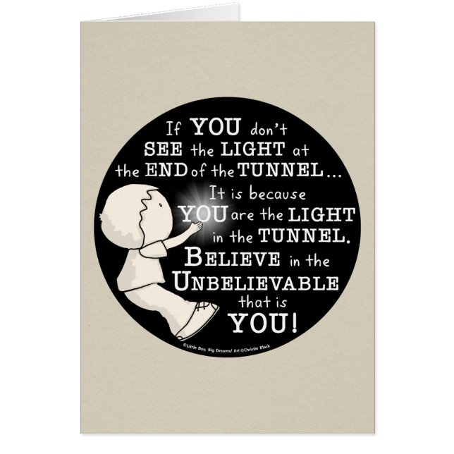 Licht in de tunnel (Voorkant)