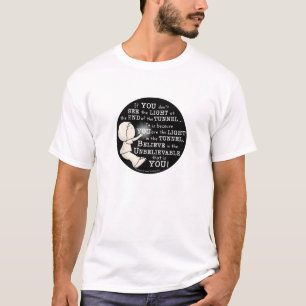 Licht in de tunnel t-shirt