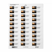 Licht in de woestijn etiket (Full Sheet)