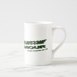 Licht is mijn redder geworden - Groen Porselein Kop