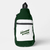 Licht is mijn redder geworden - Groen Sling Bag (Voorkant)