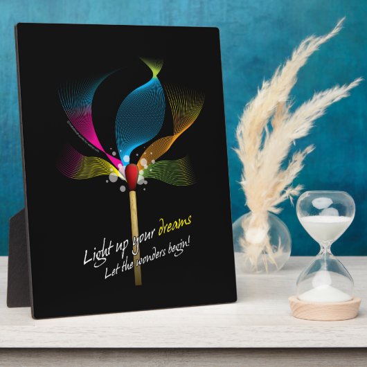 Licht je dromen op fotoplaat (Zijkant)